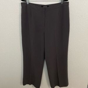 Kasper- Dark grey classic fit slacks- Size 16
